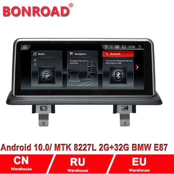 Bonroad Android 10.0 Ram2G samochodowy odtwarzacz multimedialny do BMW serii 1 E87 2009-Carplay WIFI BT 4G LTE, gps nawigacja, radioodtwarzacz