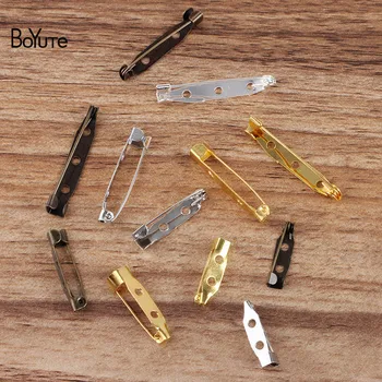 BoYuTe (500 szt./lot) 20mm 25mm 30mm długość żelazne, metalowe szpilki szpilki broszka biżuteria Diy handmade akcesoria