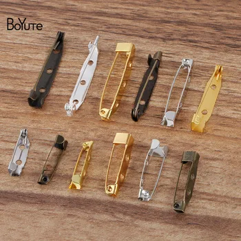 BoYuTe (500 szt./lot) 20mm 25mm 30mm długość żelazne, metalowe szpilki szpilki broszka biżuteria Diy handmade akcesoria
