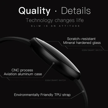 Bozlun cienkie inteligentne zegarki męskie serca kaloryczność fitness Smartwatch ekran dotykowy stoper IP67 wodoodporny Sport Smart Band