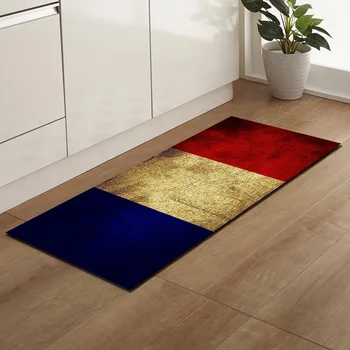 British american flag witaj w domu matę długi kuchenny mata flaga Rosji dywany dywaniki do salonu, sypialni nożne klocki Tapete