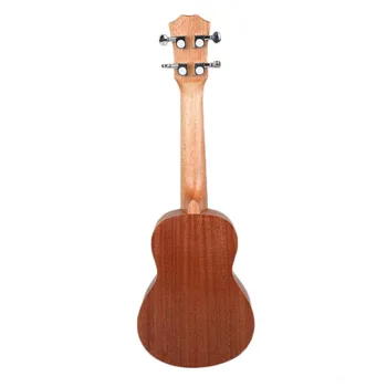 Brązowy 21 calowy Soprano ukulele Hawaje Hawajska mini gitara Uke Rosewood 4 sekcję ciągu gitara dla początkujących gitarzysta prezenty dla dzieci