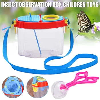 Bug Catcher Critter Barn Habitat for Indoor/Outdoor Insect Collecting Box przezroczyste Materiały BV789