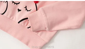 Bunny frotte bawełniany sweter dziecięcy t-shirt koszulka bluzka odzież dla dziewczynek Dziecięce, bluzy Dziecięce, bluzki dla dziewczynek флисовые bluzy