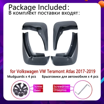 Błotniki błotnik błotnik błotniki straży brudny deflektor splash akcesoria samochodowe do VW Volkswagen Teramont Atlas 2017 2018 2019