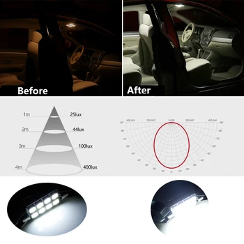 Canbus Car Led Bulbs LED Interior Light Kit For 2010 2011 2012 2013 2016 2017 2018 2019 Kia Soul mapa kopuła licencjonowany lampa
