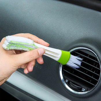 Car Cleaning Detailing Brush Set Dirt Dust Clean Brush for Clean Car Motorcycle Universal Interior Exterior skórzane otwory wentylacyjne