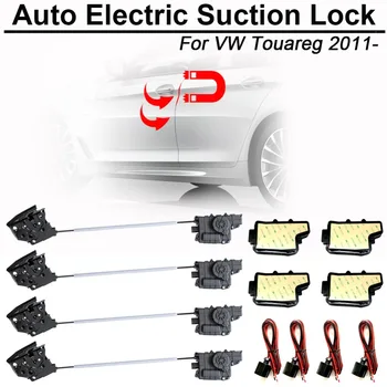 CARBAR Smart Auto Electric Suction Door Lock for Volkswagen VW Touareg Automatic Soft Close Door Super Silence Car Vehicle Door