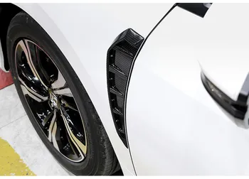 Carbon Glossy Black Side radzić sobie Vent Air Wing Cover Trim Type R, Side Air Vent Cover Trim nadaje się do Honda for Civic 2016-2018