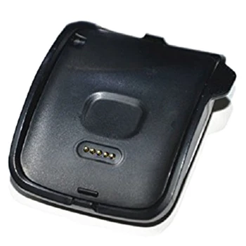 Carga para Gear S inteligente reloj SM-R750 cuna cargador del muelle + Cable USB Negro For Samsung