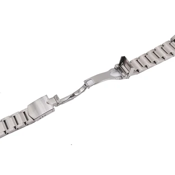 CARLYWET 22mm Top Luxury 316L ze stali nierdzewnej srebrny wszystkie matowe zegarek pasek bransoletka pasek paski do Tudor Black Bay