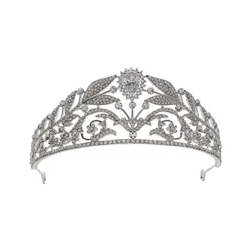 CC tiary i korony opaski do włosów Ozdoby do włosów obrączki ślubne akcesoria damskie biżuteria moda prezenty dla imprez HG1314