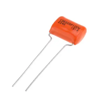 CDE Sprague Orange Drop kondensatory Tone Caps folia poliestrowa .22uF 225P 224K 100V do gitary lub basu (zestaw 2)