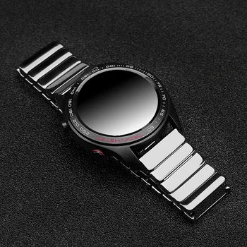 Ceramiczny bransoletka dla Huawei Watch GT 2e/GT2 watchband watchband kobiet bransoletka męska 22 mm motyl klamra wodna pasek