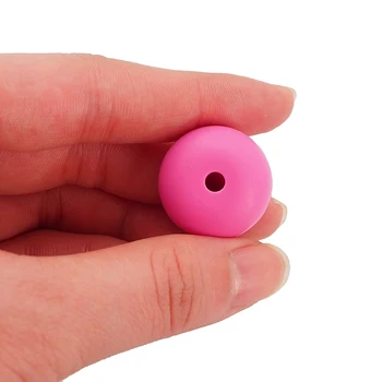 Chenkai 10 szt. BPA wolne 23*15 mm silikonowe wyniki koraliki ząbkowania dotykowy brodawki do DIY dziecięcej karmiących naszyjnik biżuteria prezenty