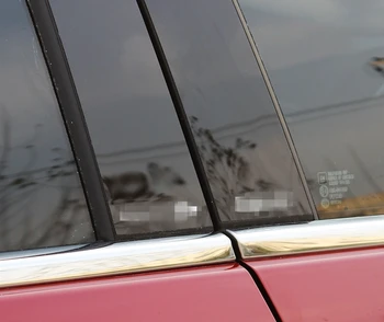 Chevrolet Cruze 2017 2018 wykończenie okna samochodu BC kolumna cekiny strzemię pokrywa naklejki zewnętrzne ozdoba akcesoria samochodowe