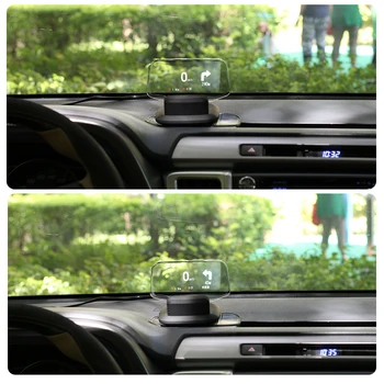 Chiny najnowszy 2 w 1 samochód HUD GPS nawigacja OBD2 skaner, komputer pokładowy Bluetooth Live nawigacja GPS prędkościomierz projekcja
