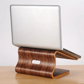 Chłodzenie drewniany laptop notebook drewniany stojak uchwyt wsparcie chłodnica do Apple Macbook laptop Hp
