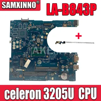 CN-0NRNP9 NRNP9 dla Dell INSPIRON 5458 5558 5758 płyta główna laptopa AAL10 LA-B843P REV:1.0(A00) celeron3205U druku płyty głównej test