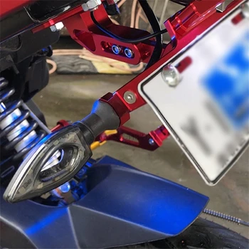 CNC aluminium motocykl rejestracyjną uchwyt tablicy rejestracyjnej Pokrywa Yzf R125 akcesoria owiewka Yamaha R1 2004 Africa Twin 2018