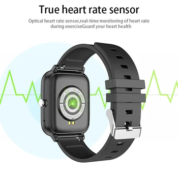 Cobrafly 2021 P6 Smartwatch Bluetooth Call Custom Dial Full Touch Multi-Sport Men Women Smart Watch Heart Rate Monitor PK P8