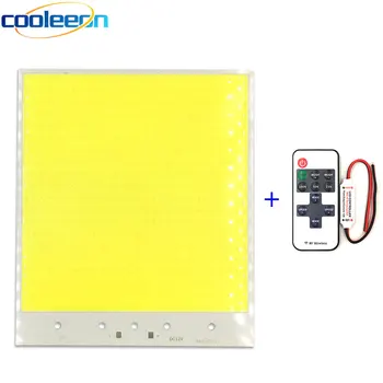 COOLEEON 180*210MM Super Bright 12V LED Panel Light Lamp 300W Pure White Dimmable LED Bulb for Indoor Outdoor Lighting DIY DC12V