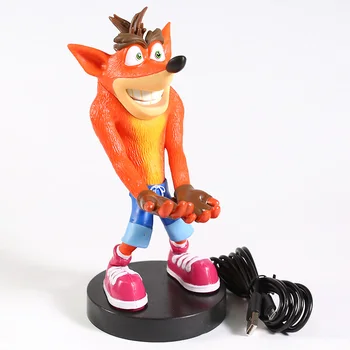Crash Bandicoot telefon i kontroler uchwyt PVC rysunek kolekcjonerska model zabawki