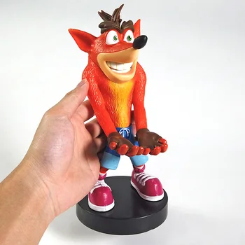 Crash Bandicoot telefon i kontroler uchwyt PVC rysunek kolekcjonerska model zabawki