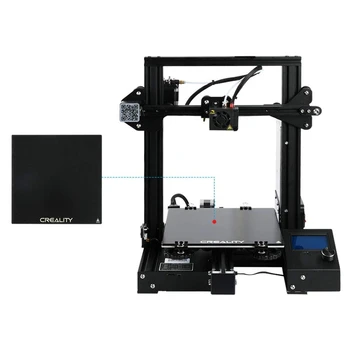 Creality drukarka 3D platforma, hartowane szkło Ender 3 Ender 3 Pro Ender 5 CR-20 Pro Hot Bed Print Accessories