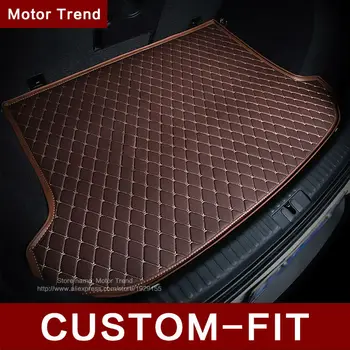 Custom fit car trunk mat for Porsche Cayenne SUV Cayman Macan Panamera 3D car styling heavy duty tray carpet cargo liner