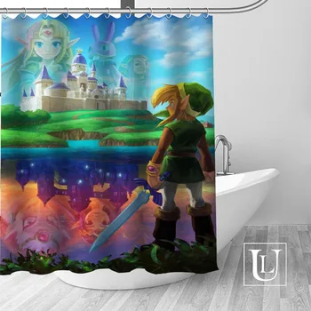 Custom The Legend of Zelda curtain new European large & American style print edition poliestrowa zasłona do prysznica