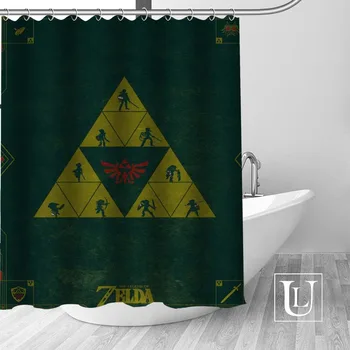 Custom The Legend of Zelda curtain new European large & American style print edition poliestrowa zasłona do prysznica