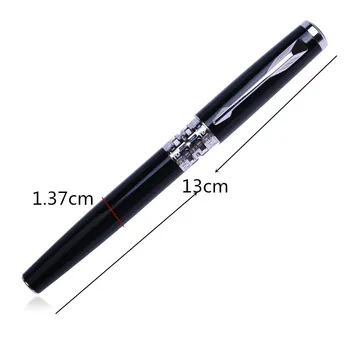 Czarny neutralny biznes podpis uchwyt prezent metal niestandardowe darmowe laserowe niestandardowe logo długopis