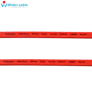 Czerwony 5 m płaski RJ45 CAT6 Ethernet CAT 6 kabel LAN Network Net roboczy przewód kabel do komputera laptopa