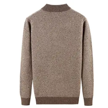 Czysty kaszmir swetry Męskie wysokiej jakości produkty zamek jesienią i zimą bardzo duży rozmiar S M L XL XXL XXXL 4XL 5XL