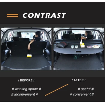 Części samochodowe samochód bagażnik cargo etui do Mazda CX-5 2017-2018 stylizacja pojazdu czarna tarcza bezpieczeństwa cień akcesoria samochodowe
