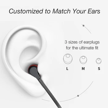 Dacom L06 HD Sound pasek na szyję magnetyczny Bloototh Bluetooth słuchawki słuchawki Bezprzewodowe Sport BAS w uchu telefon zestaw słuchawkowy stereo pąki