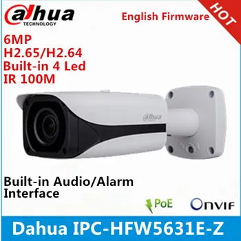 Dahua IPC-HFW5631E-Z kamera IP 2.7 mm~13.5 mm lub 7 mm~35 mm varifocal zmotoryzowany obiektyw 6MP IR50M wbudowany interfejs sygnalizacji dźwiękowej