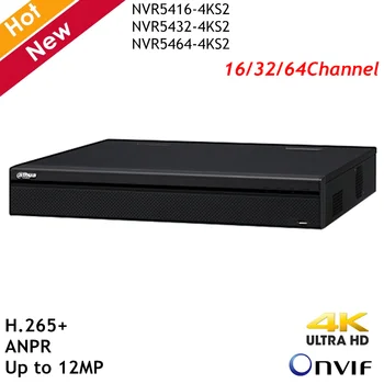 Dahua Onvif NVR 4K H. 265+ Max 12MP 16CH 32CH 64CH NVR 4 Surveillance HDD Security Video Recorder dla systemów kamer IP