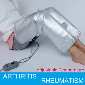 Daleka podczerwień magnetoterapia zapalenie stawów reumatyzm urządzenie do leczenia 1 para ogrzewanie elektryczne nakolanniki AC220V US EU plug