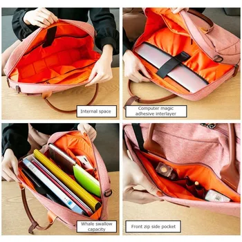 Damskie biurowe, torby na laptopy dla pań komputerowa praca torba na ramię Torba męska torba podróżna dla Macbook Air Lenovo Asus