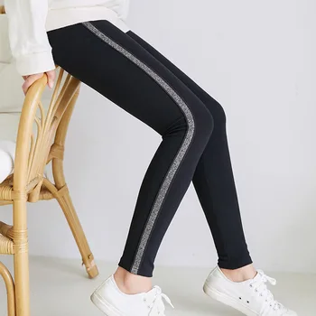 Damskie legginsy sportowe, eleganckie, bawełniane kurtki komfortowe i uniwersalne nowy koreański styl legginsy nogi czarne damskie spodnie o długości do kostek