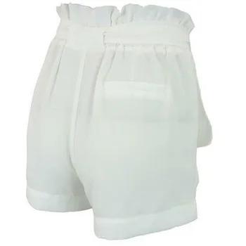 Damskie Mini Szorty Z Wysokim Stanem Casual Soild Color Summer Beach Hot Bottom Ladies' New Fashion Sashes Short Pants Hot Selling
