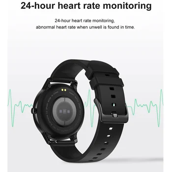 Damskie zegarek męski bransoleta OLED kolorowy ekran Lady Smartwatch moda damska fitness tracker monitor rytmu serca akıllı saat