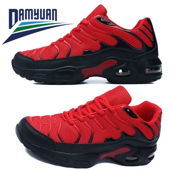 Damyuan buty do biegania dla mężczyzn z poduszką powietrzną oddychające męskie buty do biegania, męskie zimowe buty obuwie buty męskie czarne męskie buty do biegania