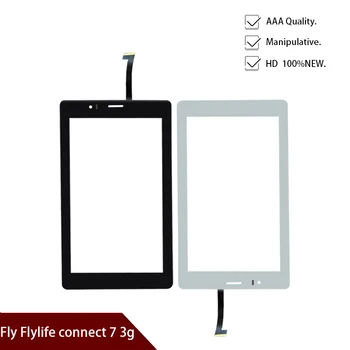 Darmowa wysyłka DRFPC208T Fly FlyLife Connect 7 3G touch Screen Panel Digitizer Glass Sensor C109188A1 DRFPC208T-V4.0