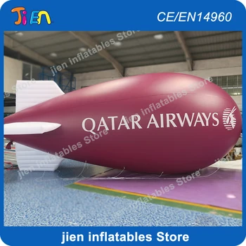 Darmowa wysyłka powietrza! duży dmuchany balon helu samolotu,promuj balon sterowca,dmuchany Zeppelin