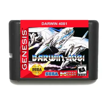 Darwin 4081 16 bitowa mapa gry dla MD Sega Mega Drive For Genesis