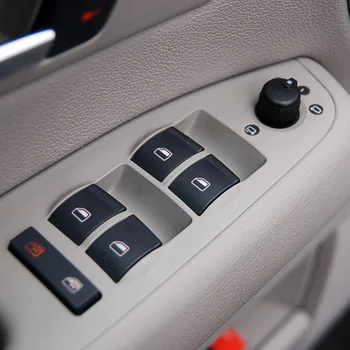 Dasbecan Electric Car Passenger Window Mirror Side Switch Button For AUDI A4 B6 B7 RS4 SEAT Exeo 8E0959851 8E0959851B 8E0959855