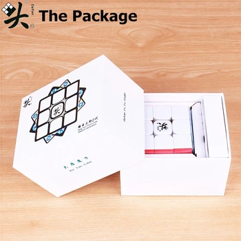 Dayan Tengyun V2 M 3x3x3 magnetyczny Magiczna kostka profesjonalny Stickerless Speed Cube Puzzle zabawki edukacyjne dla dzieci prezent